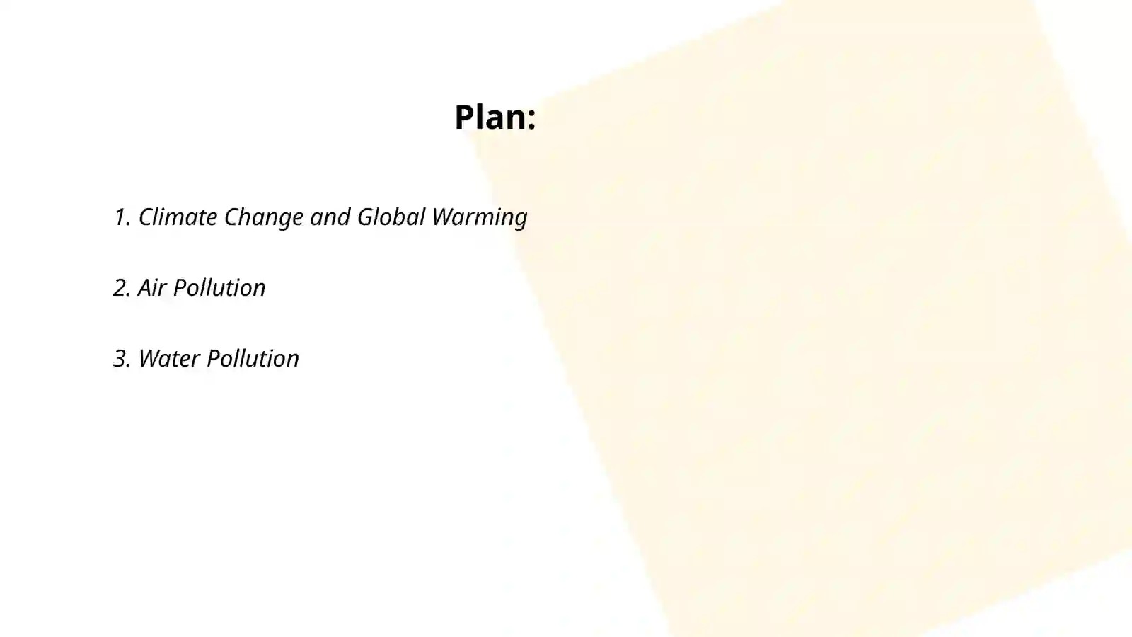 Ecological Problems 2