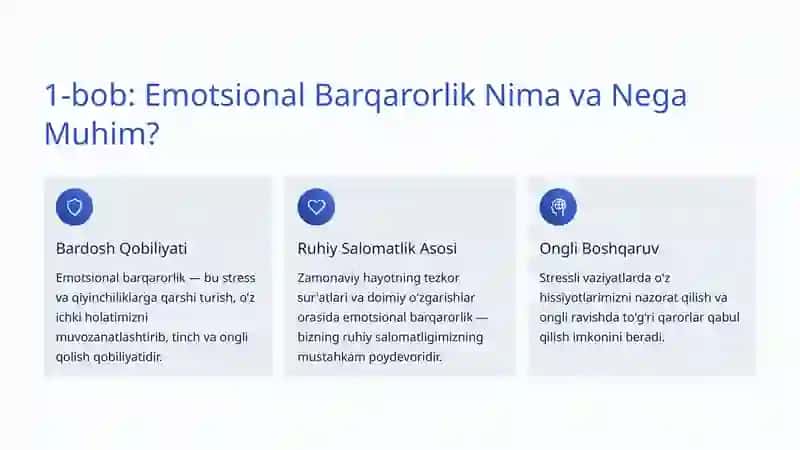 Shaxsda Emotsional Barqarorlik: Ichki Kuch va Tinchlik Kaliti 2