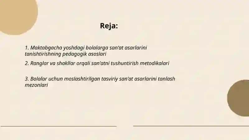 Maktabgacha yoshdagi bolalarni tasviriy sanʼat asarlari bilan tanishtirish 2