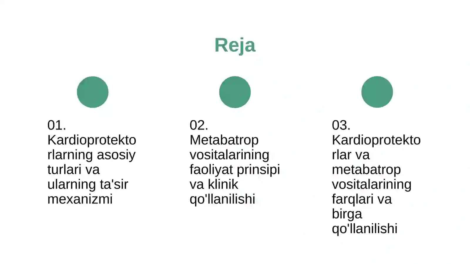 Kardioprotektorlar va metabatrop vositalar 2