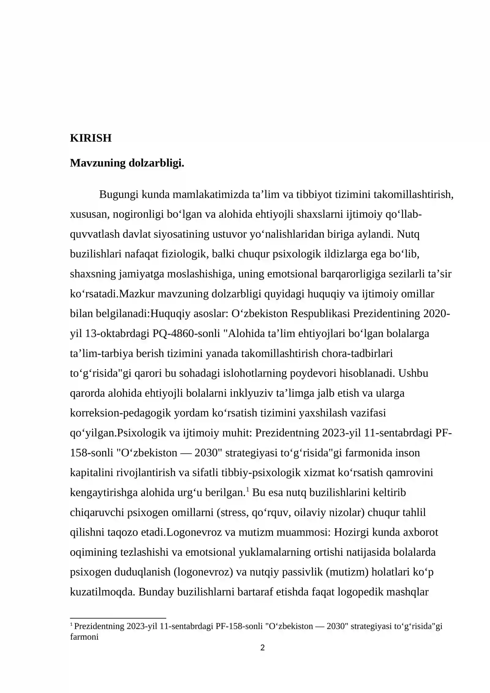 Nutq buzilishlarining psixogen omillari 2