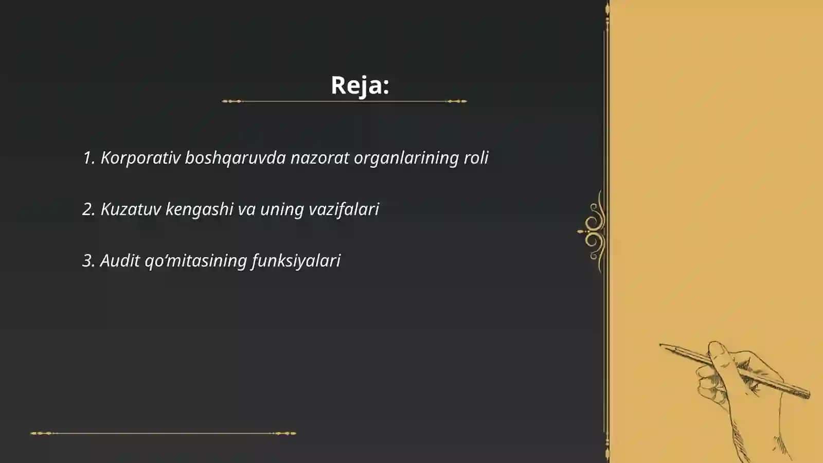 Korporativ boshqaruv tizimida nazorat organlari faoliyati 2