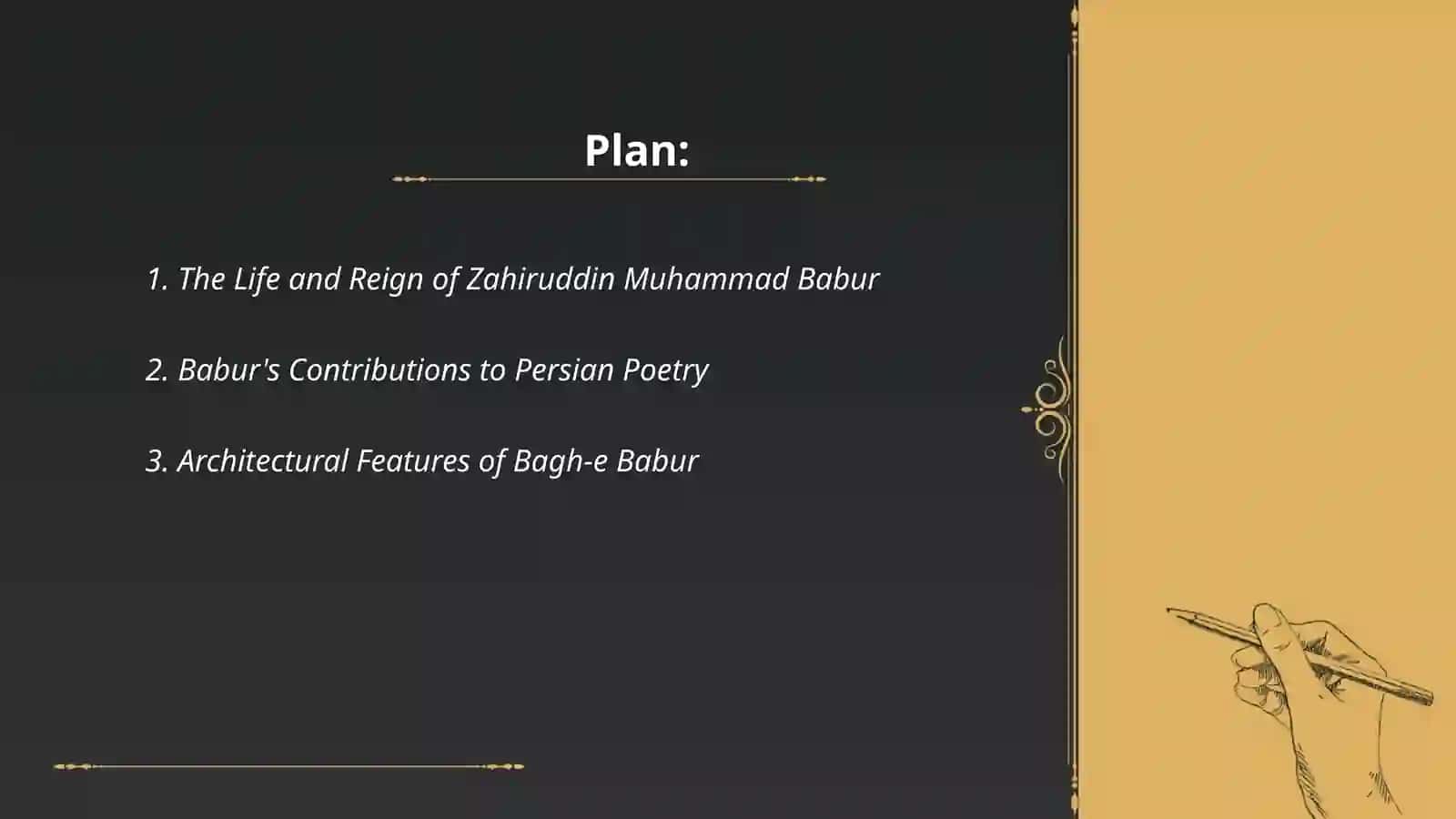 Bagh-e Bobur va shoir Zahiruddin Muhammad Babur 2