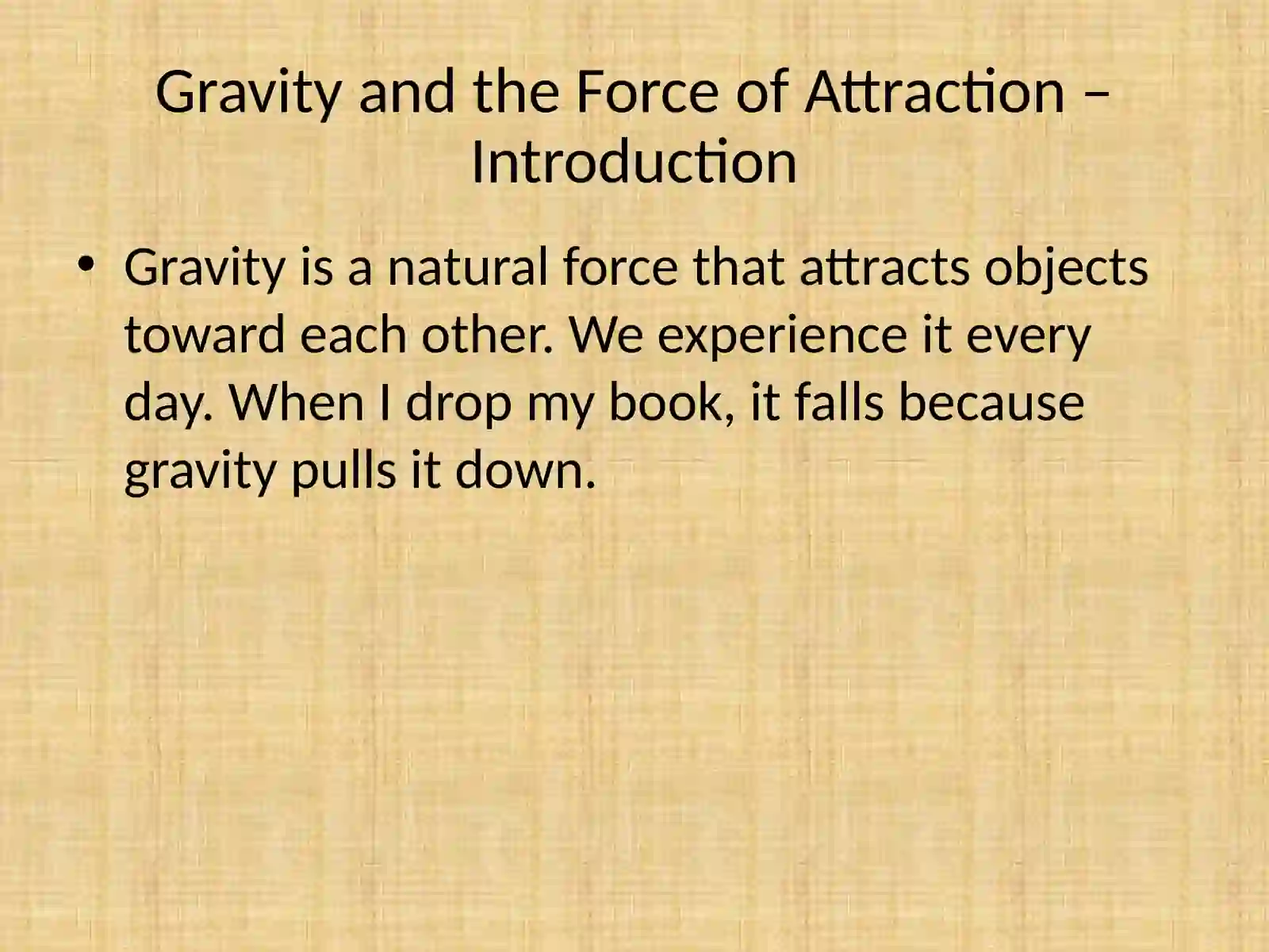 Gravity and the Universal Force of Attraction (Newton's Laws) 2