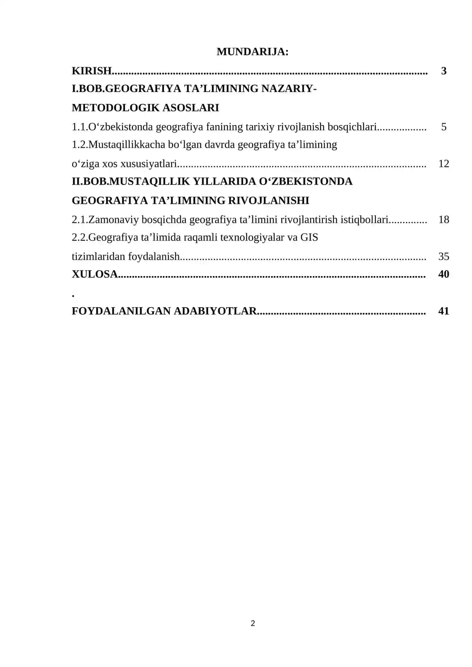 O‘ZBEKISTONDA GEOGRAFIYA TA’LIMINING RIVOJLANISHI 2
