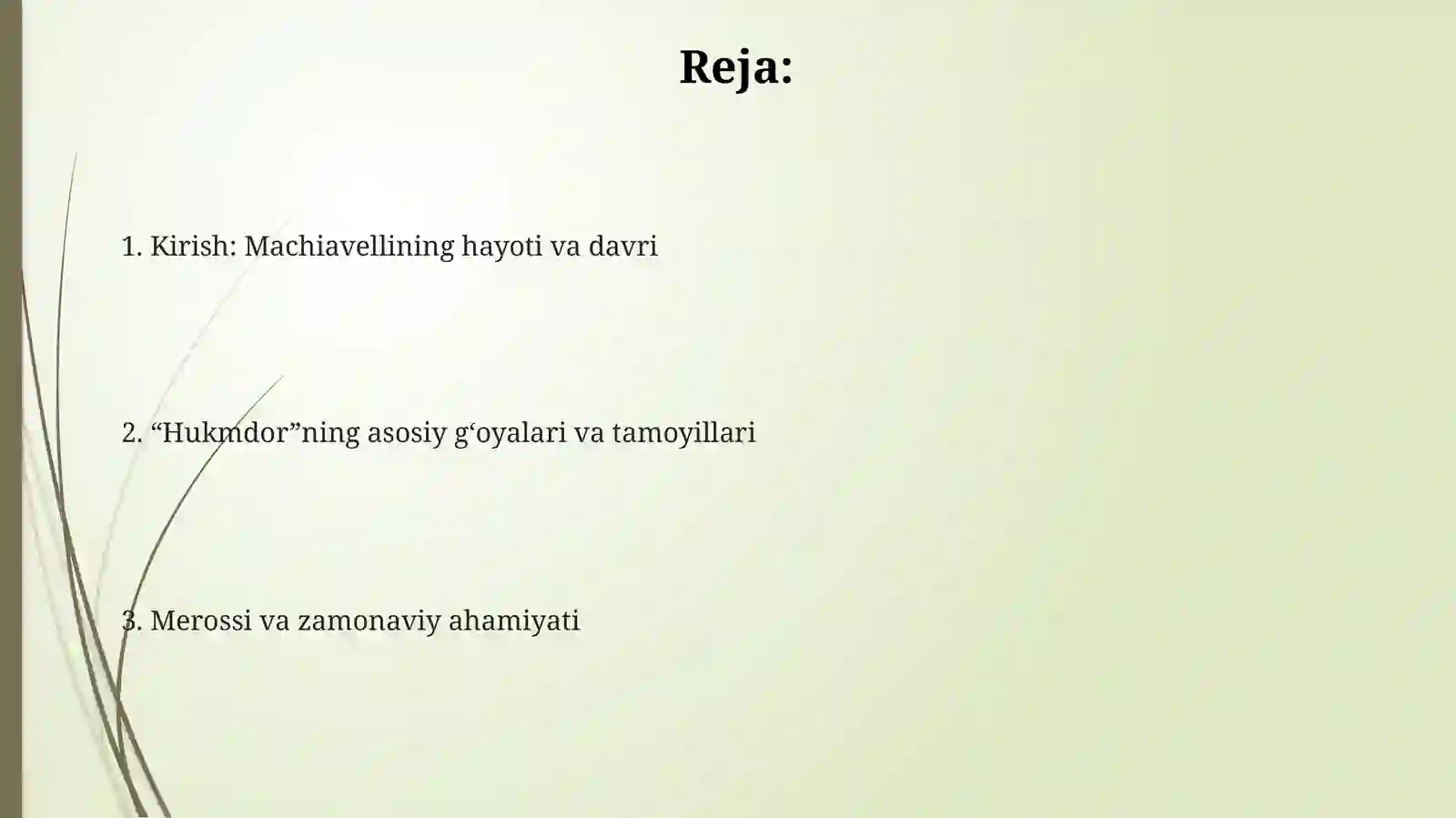 Makiavellining"Xukmdor"asari 2