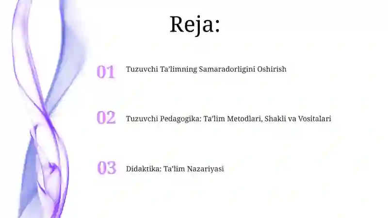 Korreksion pedagogika.Ta'lim metodlari, shakillari va vositalari.Didaktika ta'lim nazariyasi 2