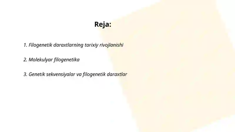 Filogenetik daraxt 2
