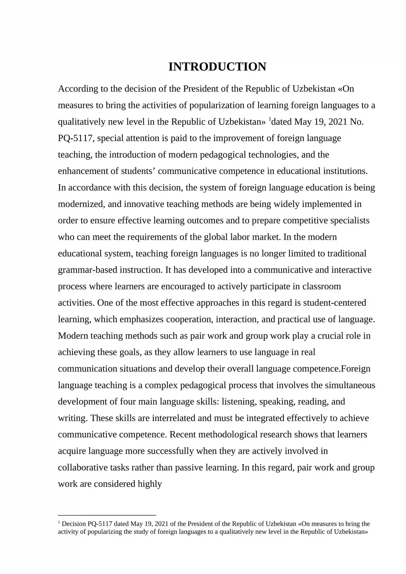 Theoretical Aspects of Pair and Group Work in Language Teaching 2