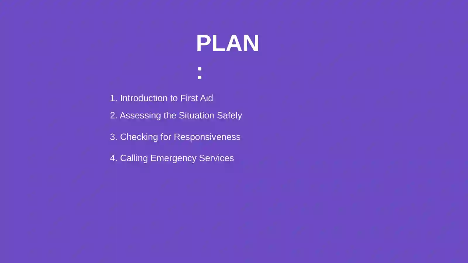 First Aid Procedures Presentation 2