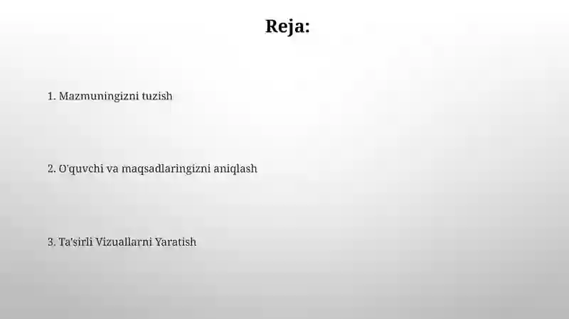 Taqdimot tayyorlash 2