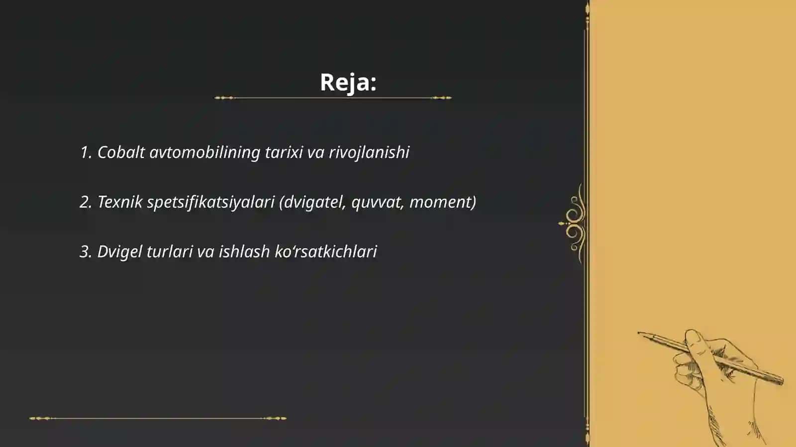 COBALT AVTOMOBIL MASHINASI 2