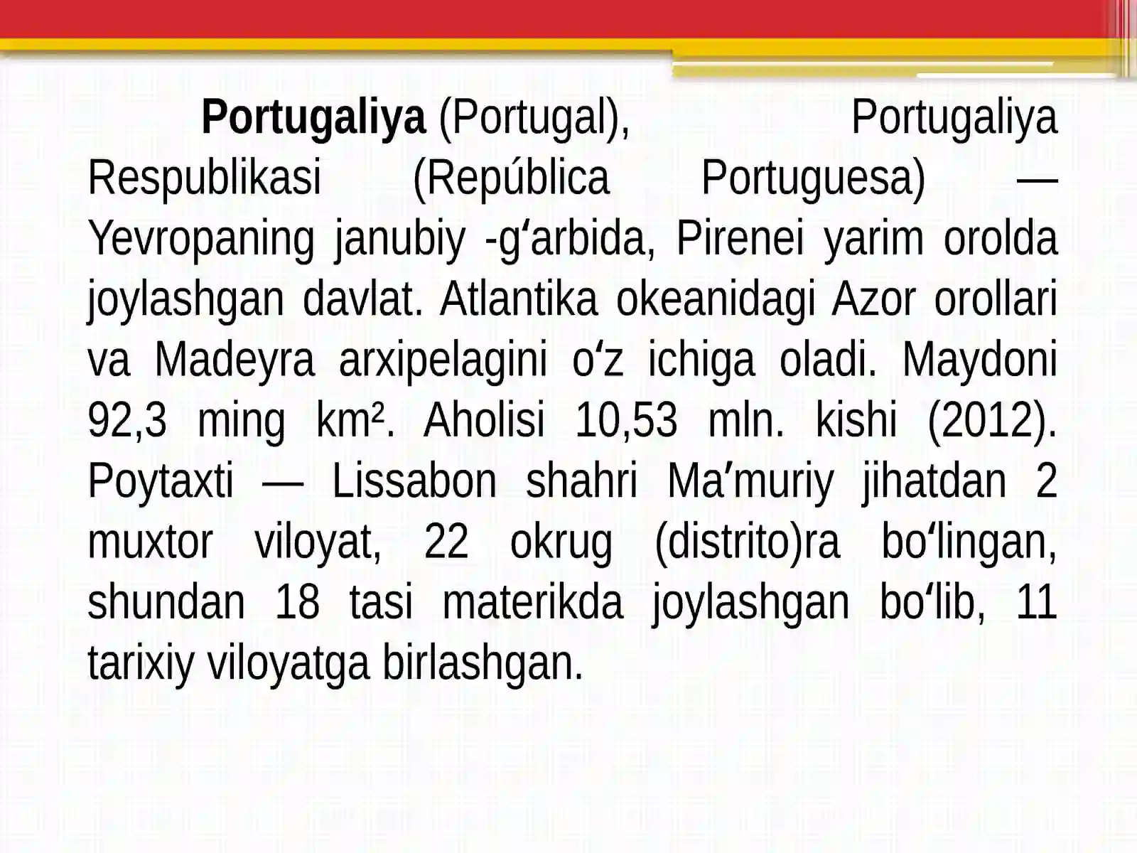 PORTUGALIYA 2