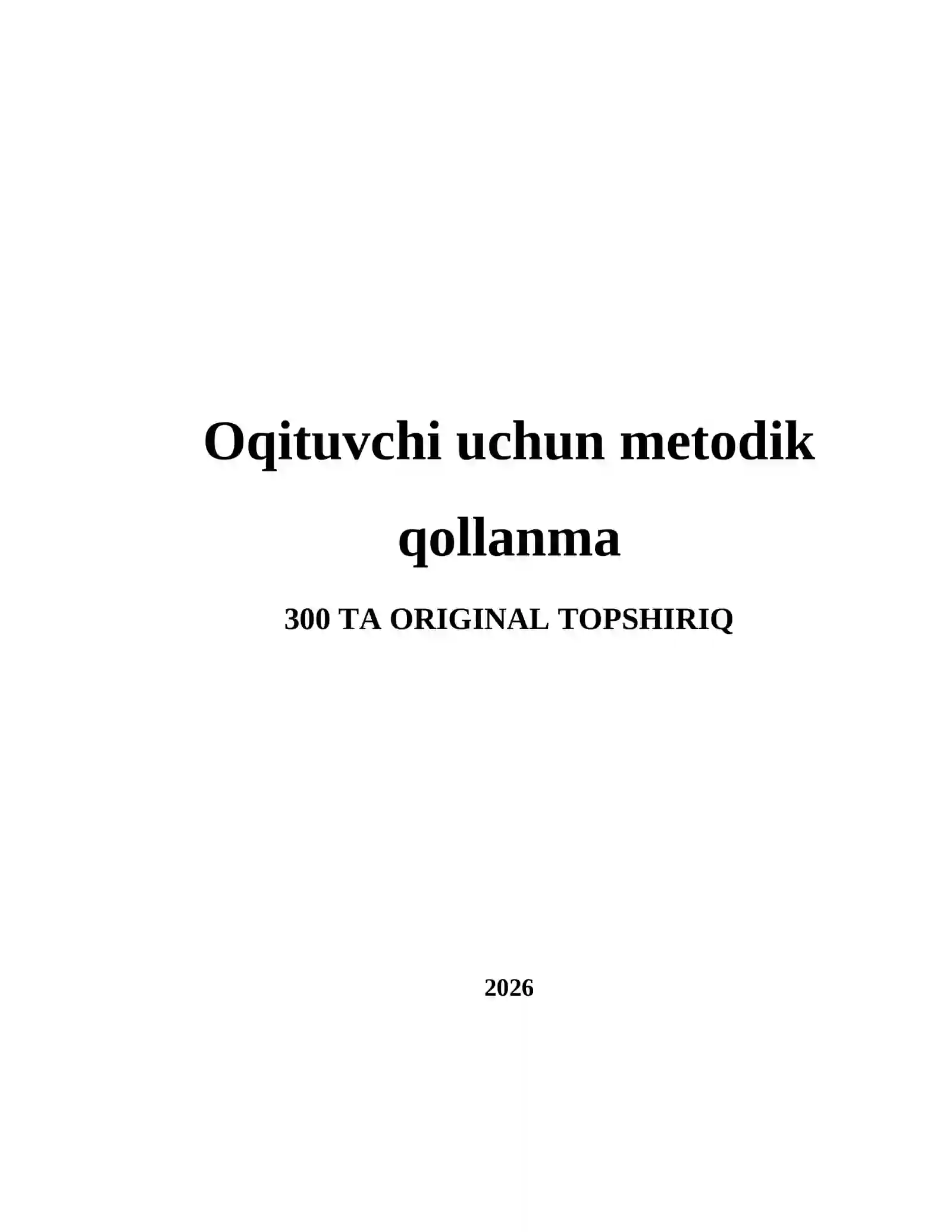 Oqituvchi uchun metodik qollanma 2