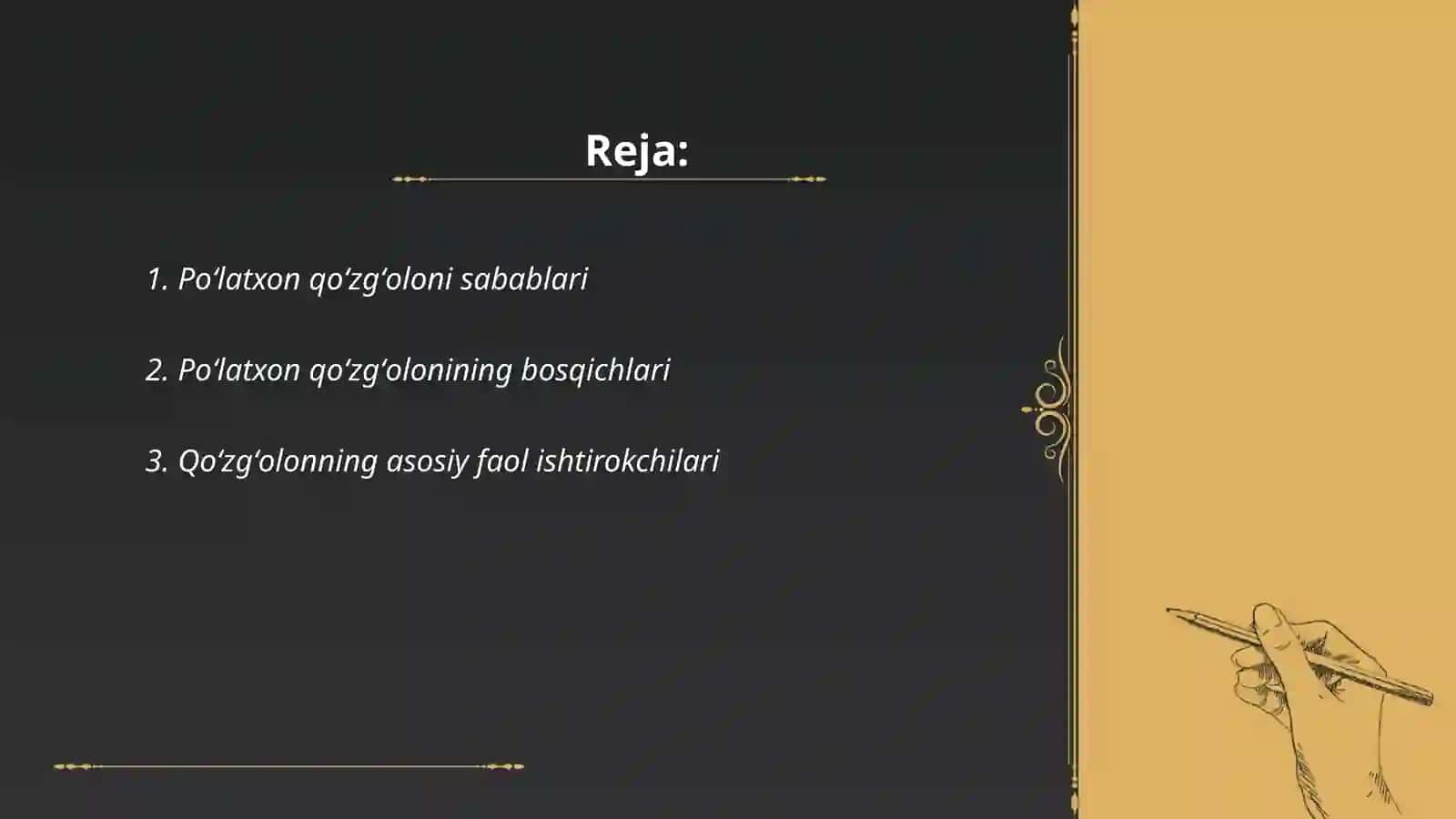 Poʻlatxon qoʻzgʻoloni XIX asrdagi 2