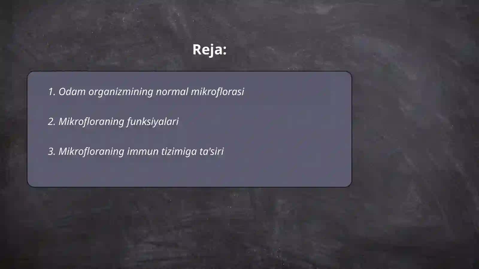 Odam organizmining normal mikroflorasi uning shakllanishi Disbakterioz tushunchasi 2