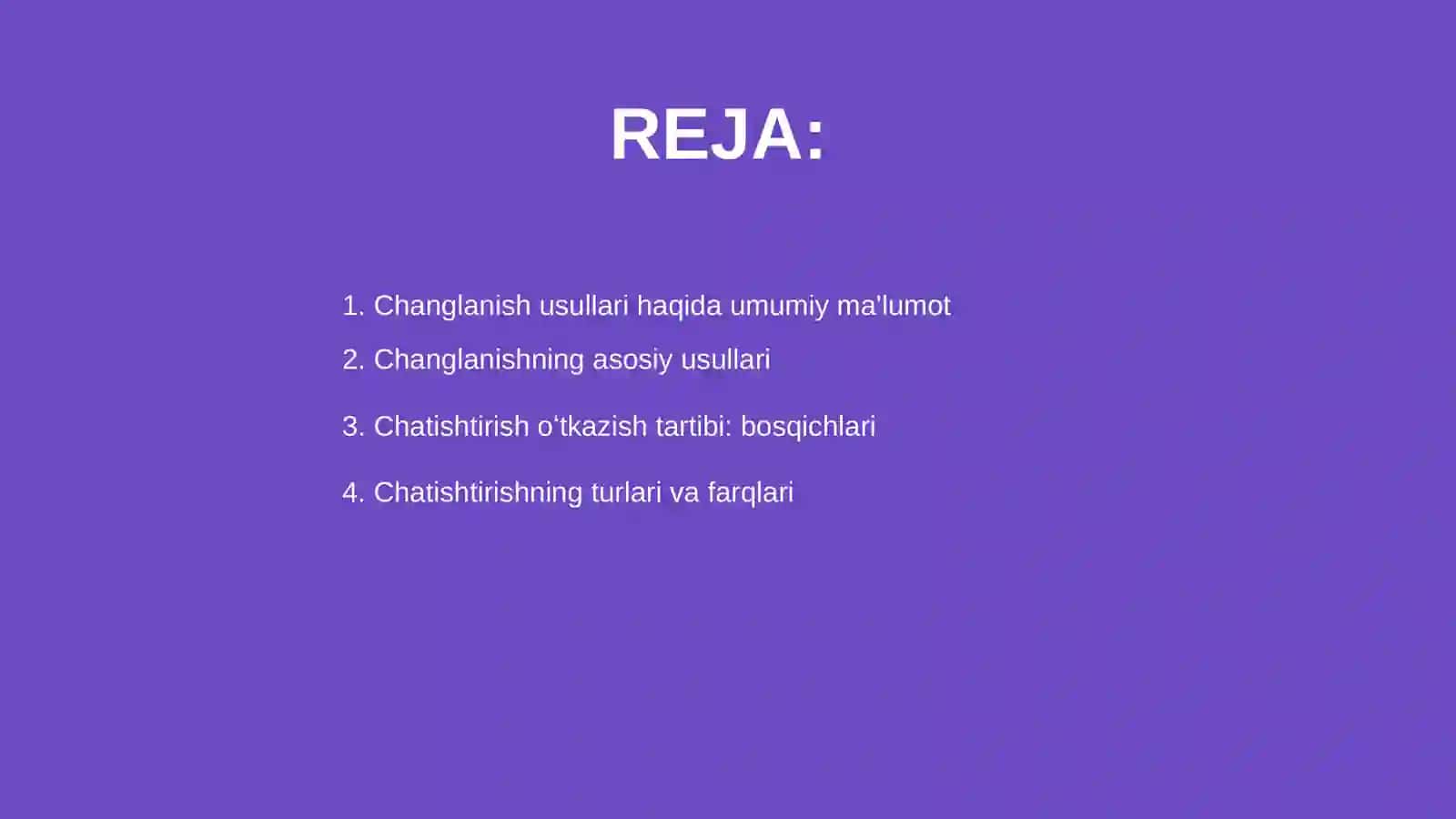 Changlanish usullari va chatishtirish oʻtkazish tartibi va xillari 2