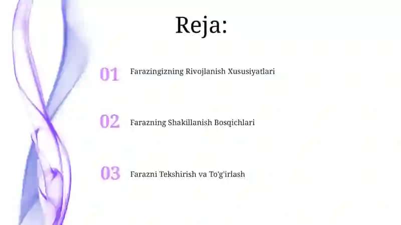 Antagenizning rivojlanish hisusiyatlari 2
