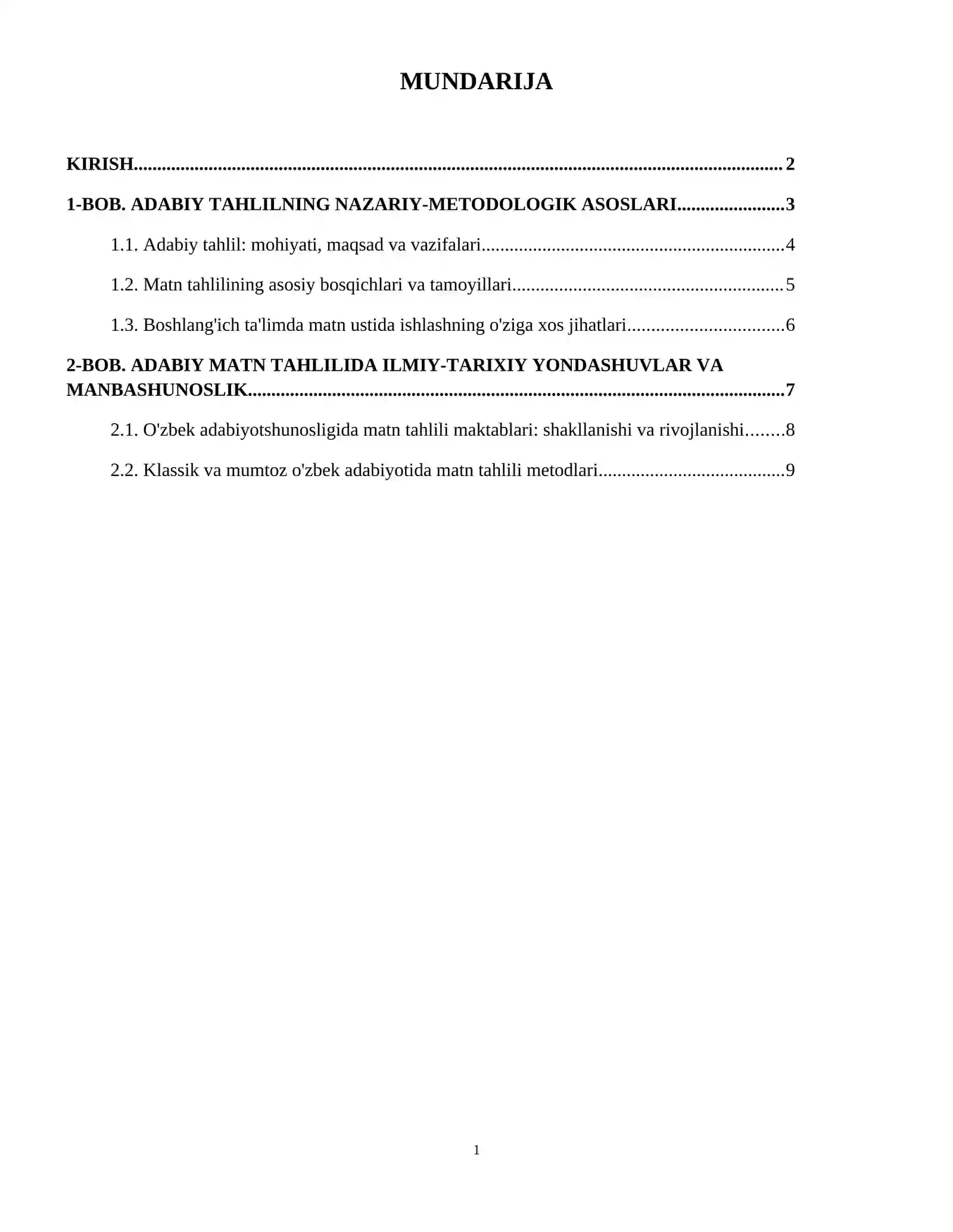 Badiiy matnni adabiy tahlil qilish mavzusida esse va PDF tayyorlash 2