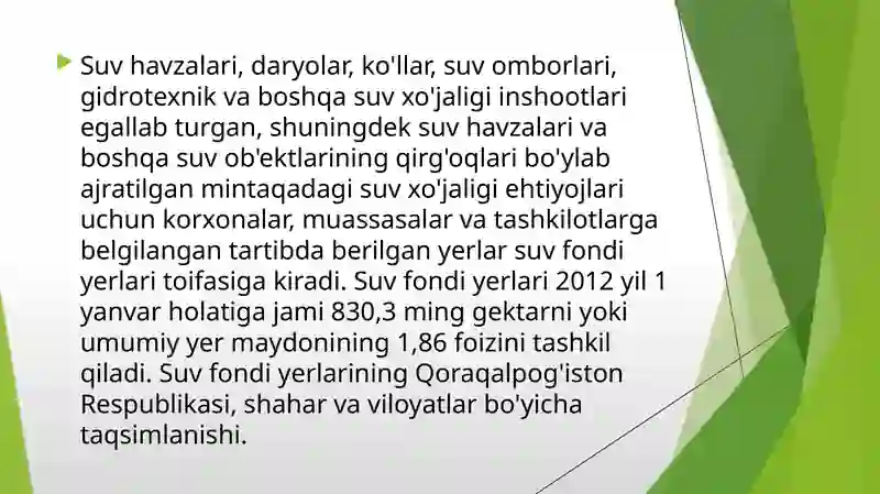 O'ZBEKISTON RESPUBLIKASINING YER PORDI 2