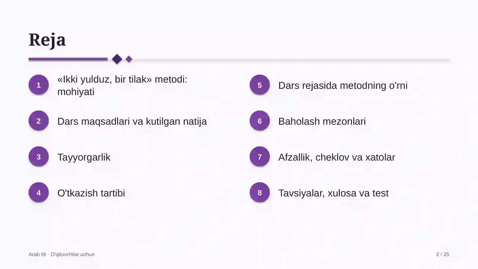 arab tili darslarida ikki yulduz bir tilak metodidan foydalanish 4977 2