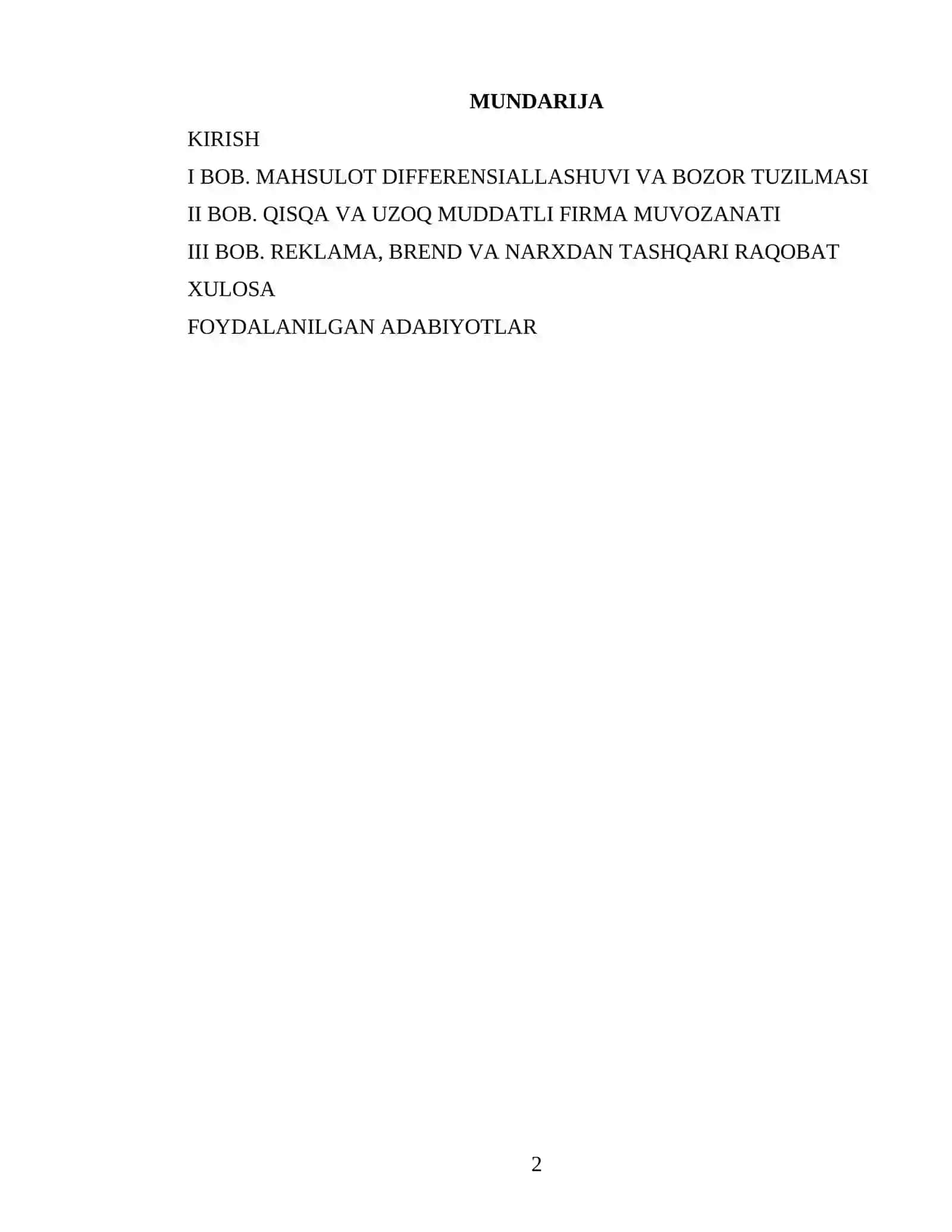 MONOPOLISTIK RAQOBAT BOZORI 2