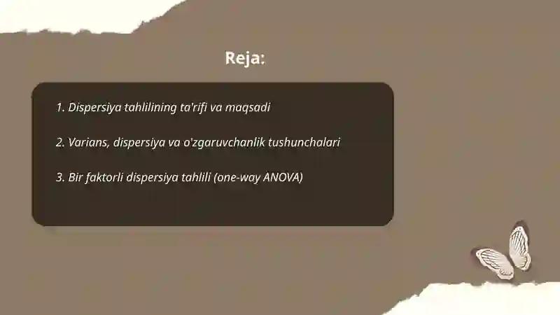 Dispertsion tahlil 2