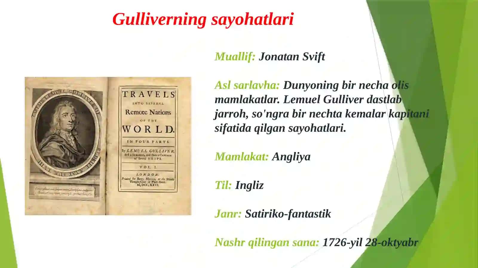 Gulliverning sayohatlari 2
