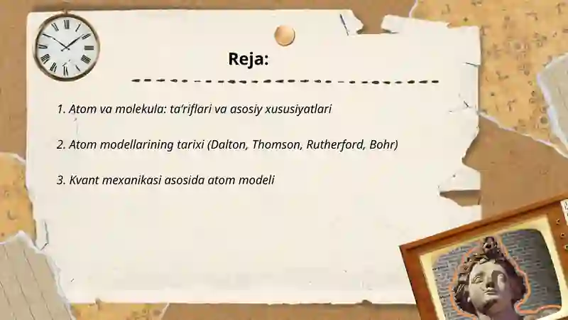 Atom molekulyar ta'limot 2