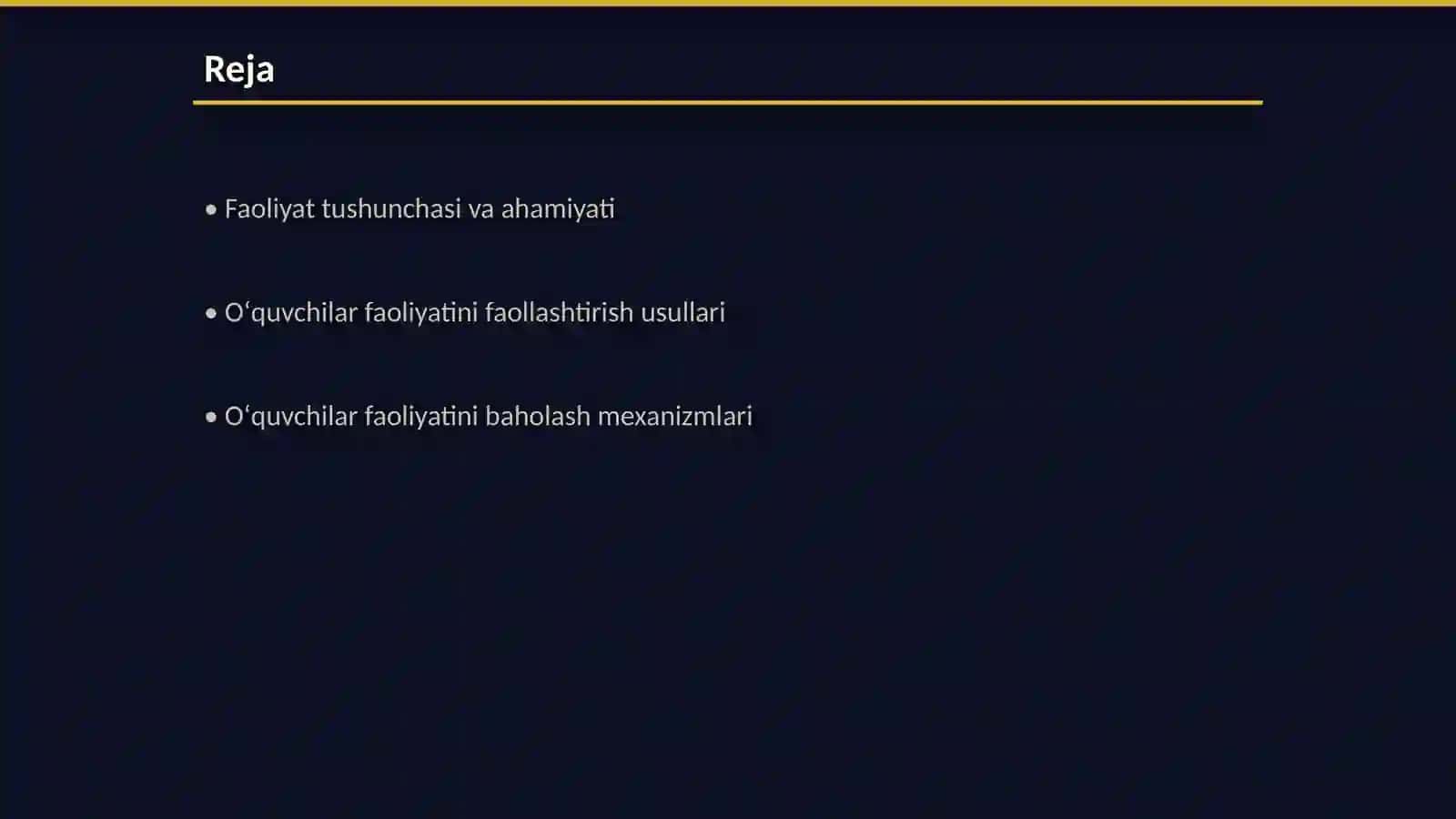 Oʻquvchilar faoliyatini faollashtirish 2