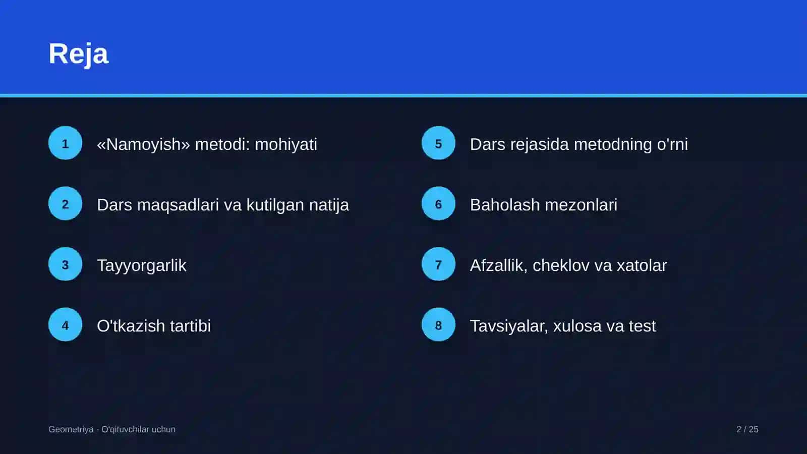 geometriya darslarida namoyish metodidan foydalanish 1397 2