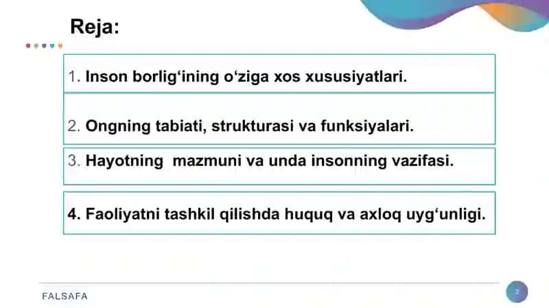 Falsafiy antropologiya (Insоn falsafasi) 2