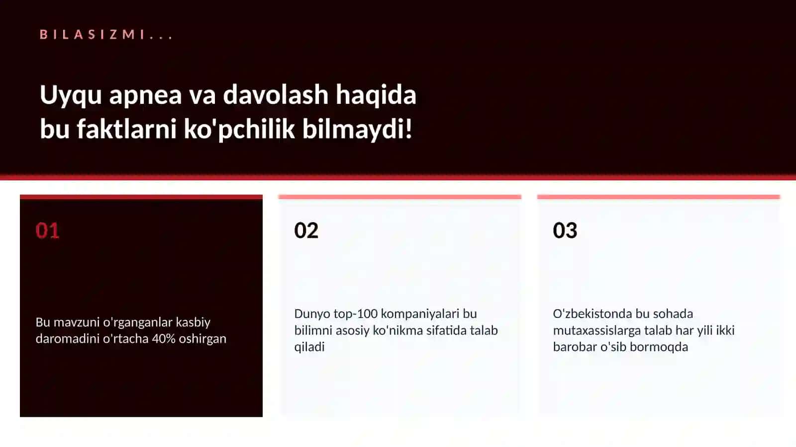 Uyqu apnea va davolash 2
