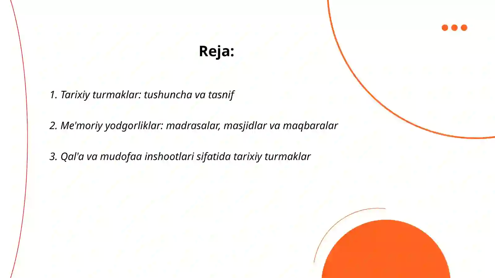 Tarixiy turmaklar 2