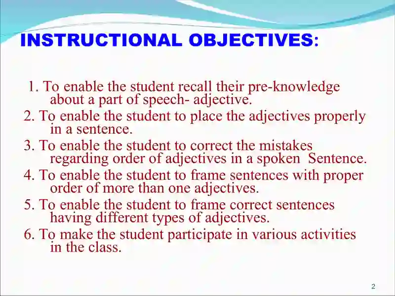 TYPES OF ADJECTIVES 2