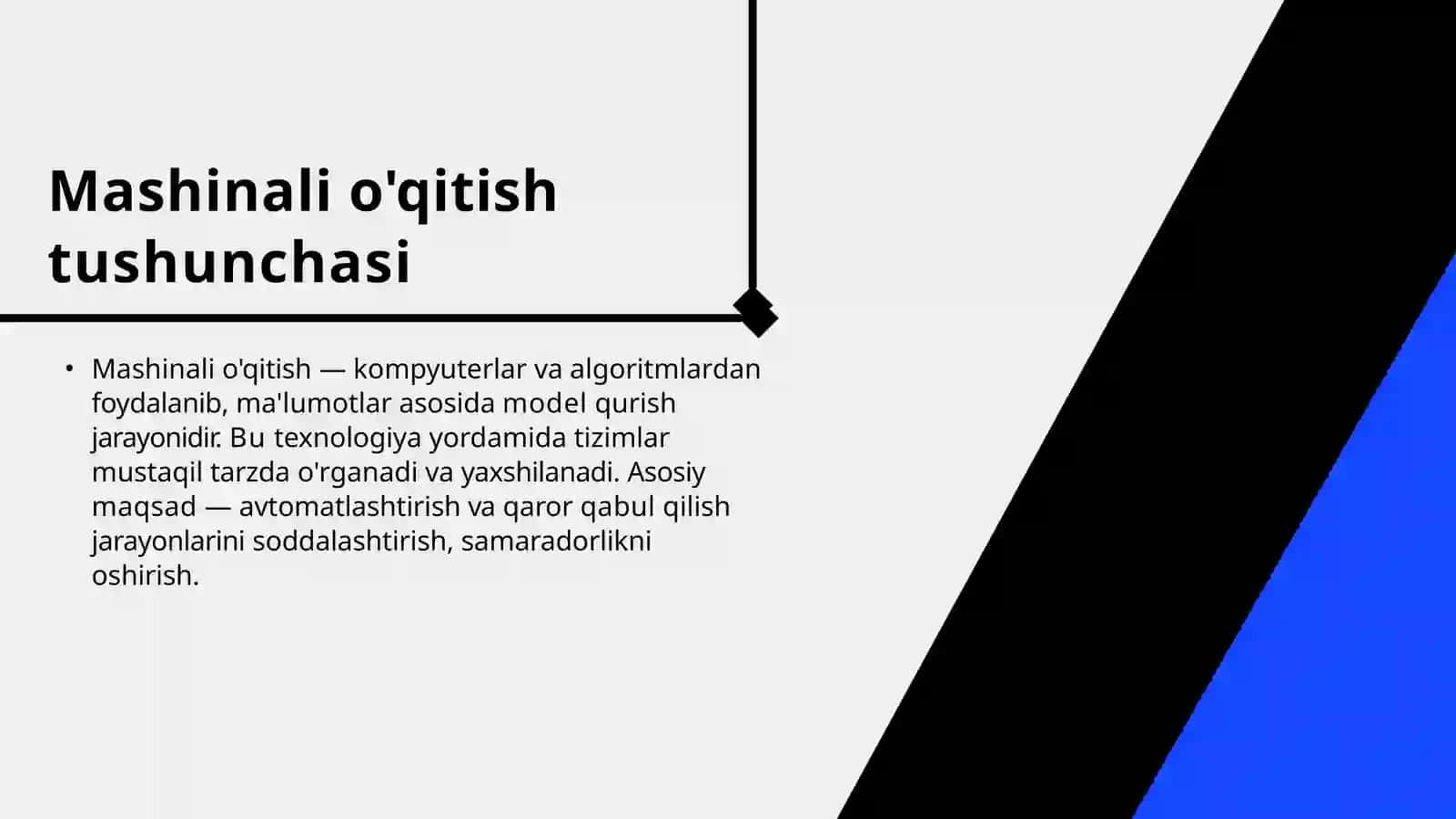 Mashinalio'qitish 2