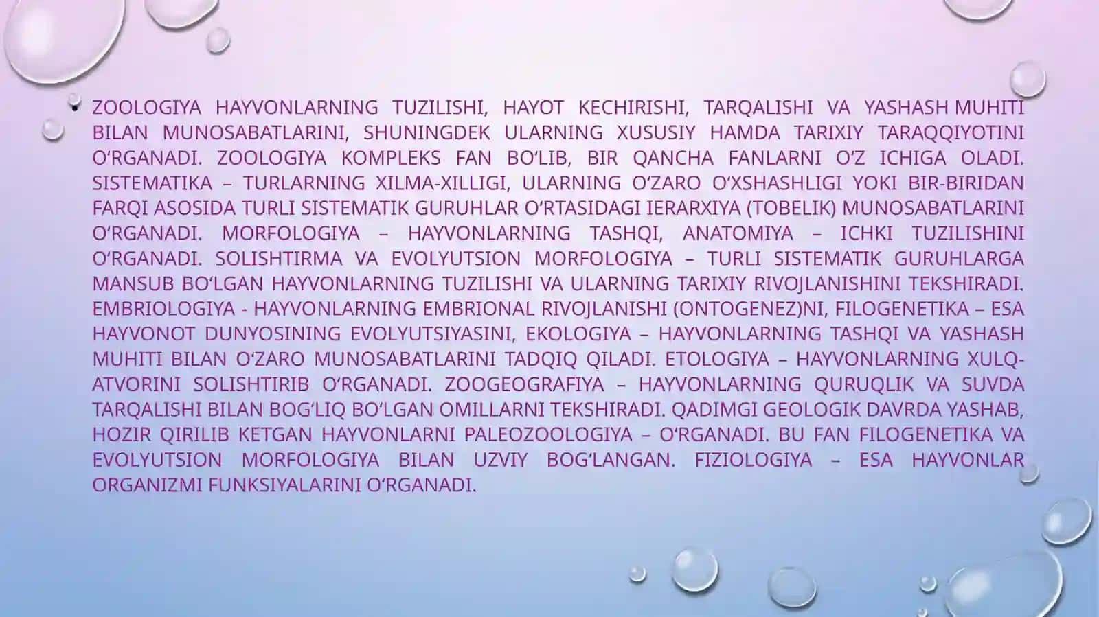 O'rtaosiyoumirtqalilar faunasining biologik xilma-xilligi zoogeografiyaSI 2
