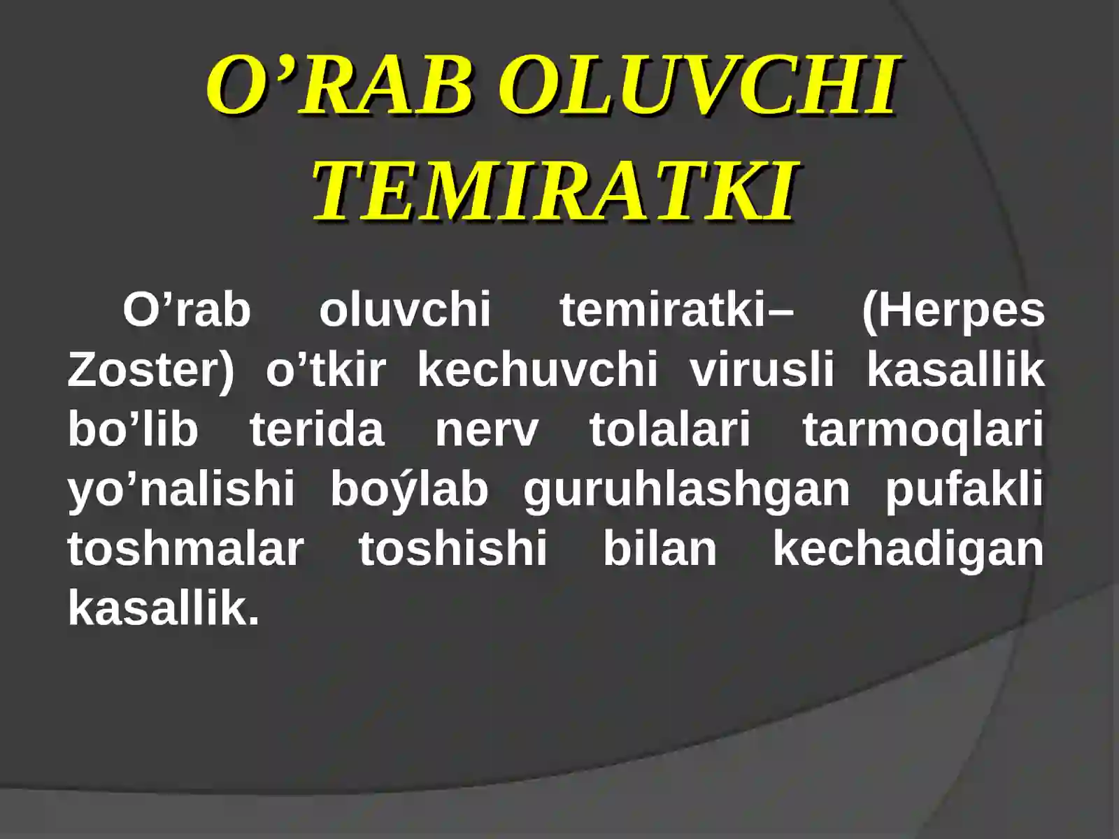O’RAB OLUVCHI TEMIRATKI 2