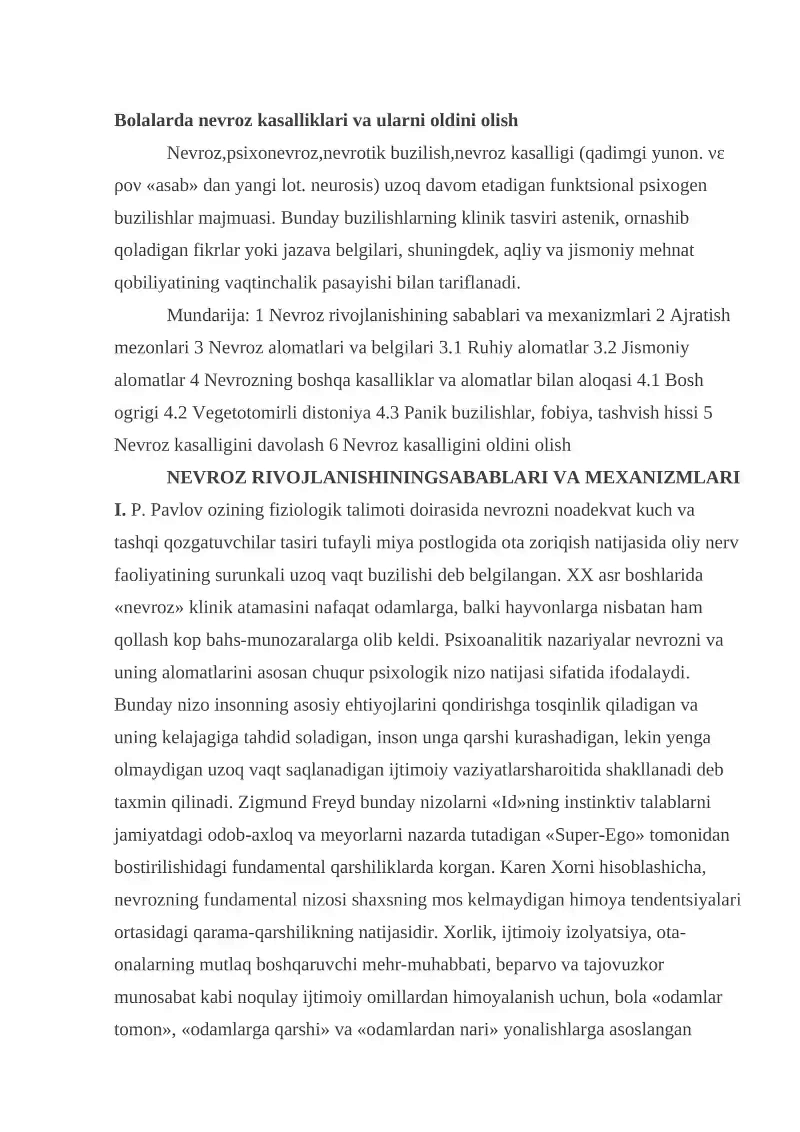 Bolalarda nevroz kasalliklari va ularni oldini olish 2