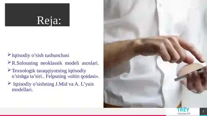 Iqtisodiyo’sishning neoklassik modellari 2