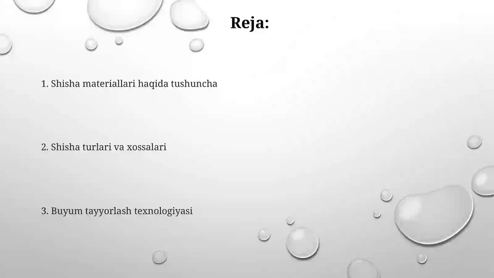 Shisha materiallari va ulardan buyum tayyorlashni o‘qitish 2