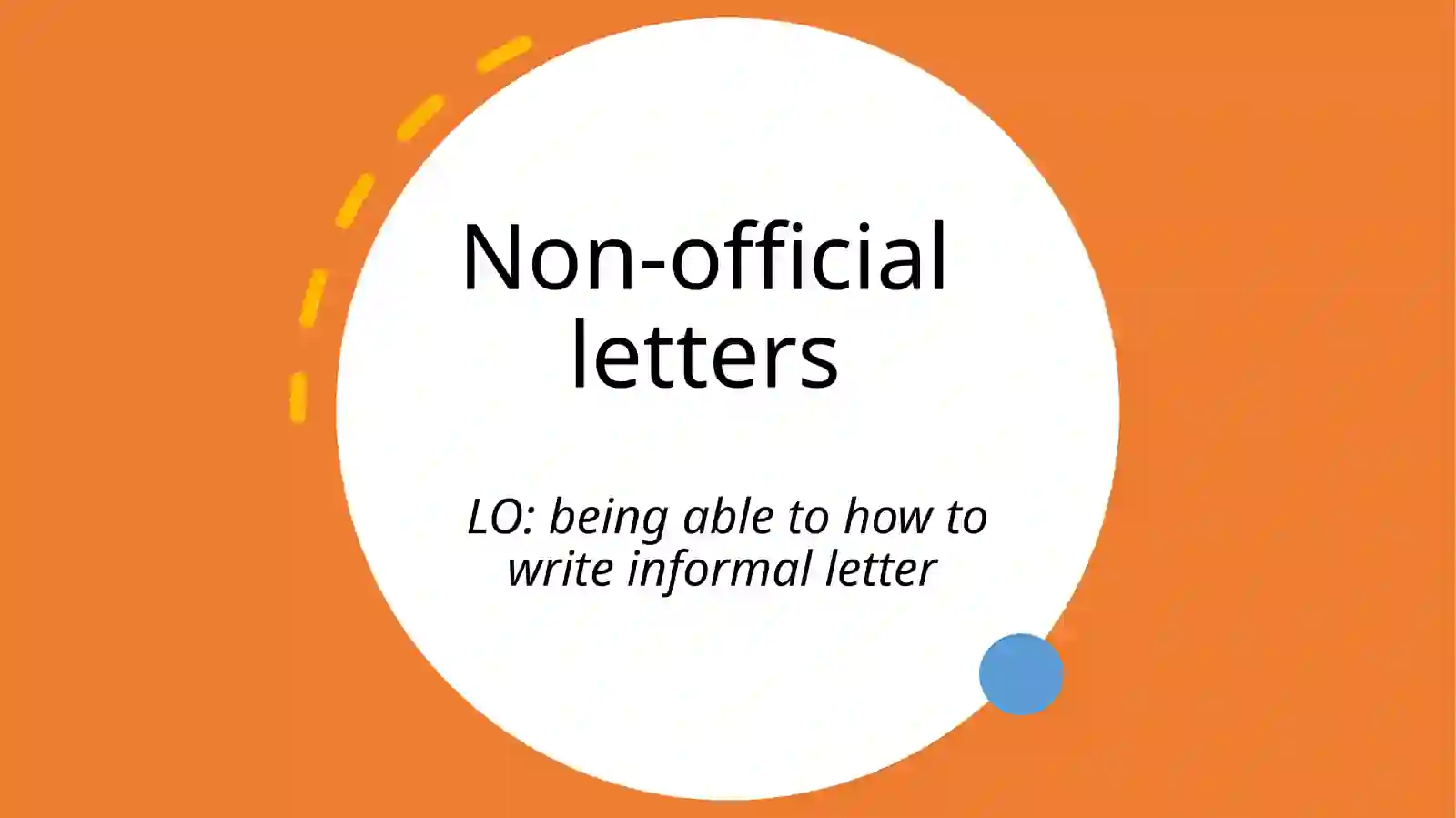 Non-official letters 2