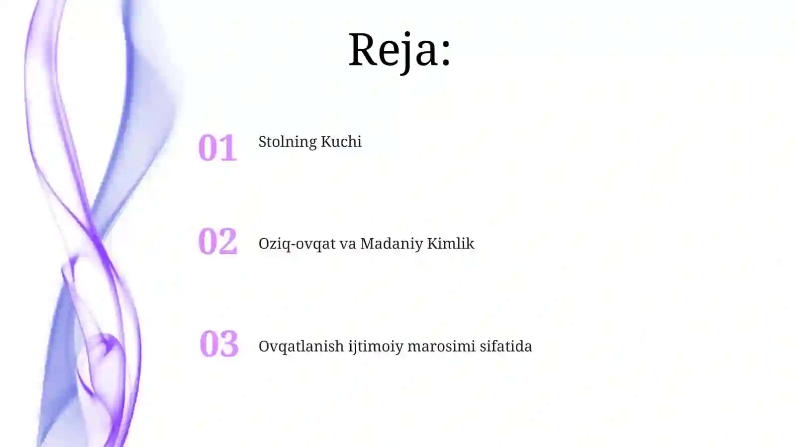 Oziq-ovqat va Madaniy Kimlik 2