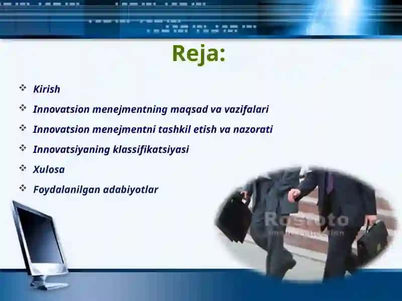 Innovatsion menejmentning maqsad va vazifalari 2