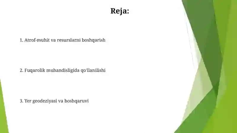 Turli xil maqsadlar uchun Topografik kartalar 2
