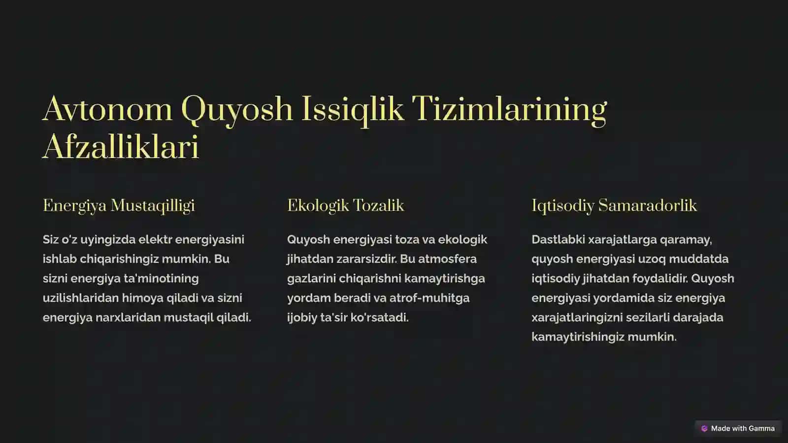 Avtonom-Quyosh-Issiqlik-Tizimlari-Kelajak-Enerjiyasi 2