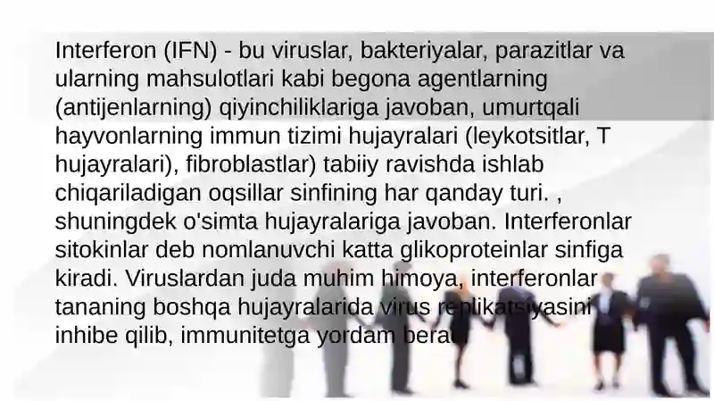 Interferon va sitokinlar 2