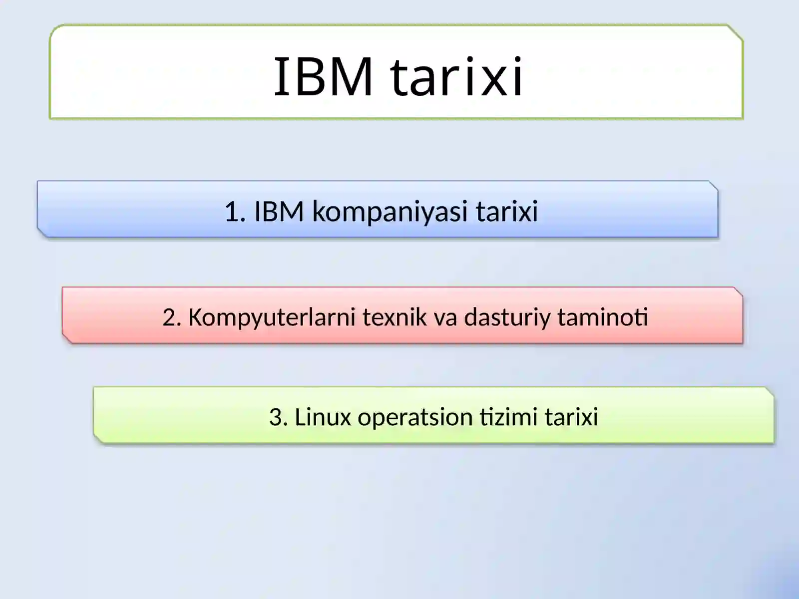 IBM kompaniyasi tarixi 2