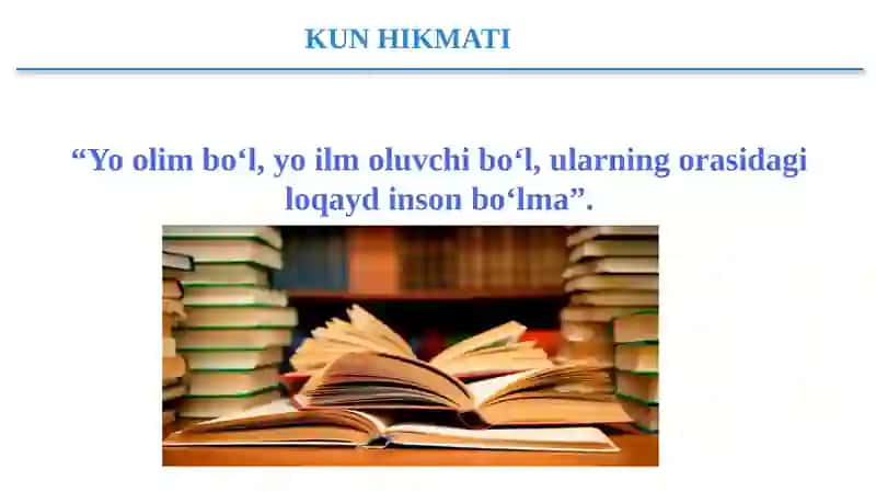 O'natilini o'qitish metodi 2