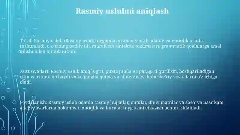 Rasmiy Uslub 2